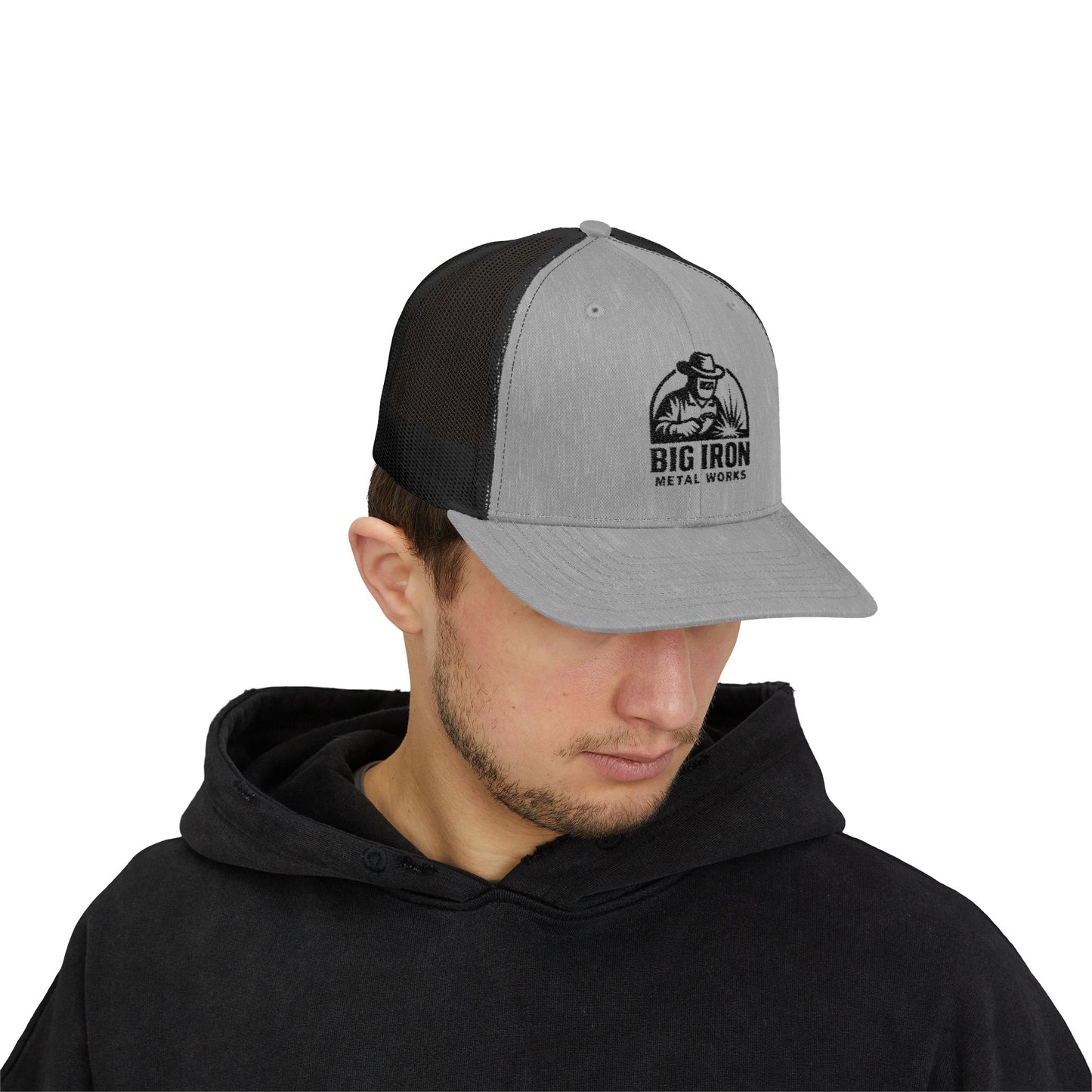 Big Iron Logo Trucker Hats