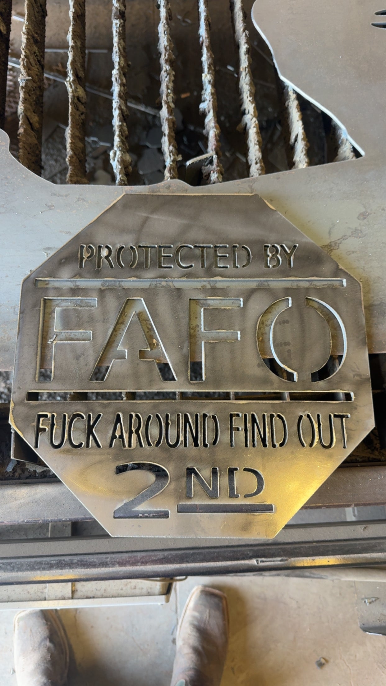 FAFO sign