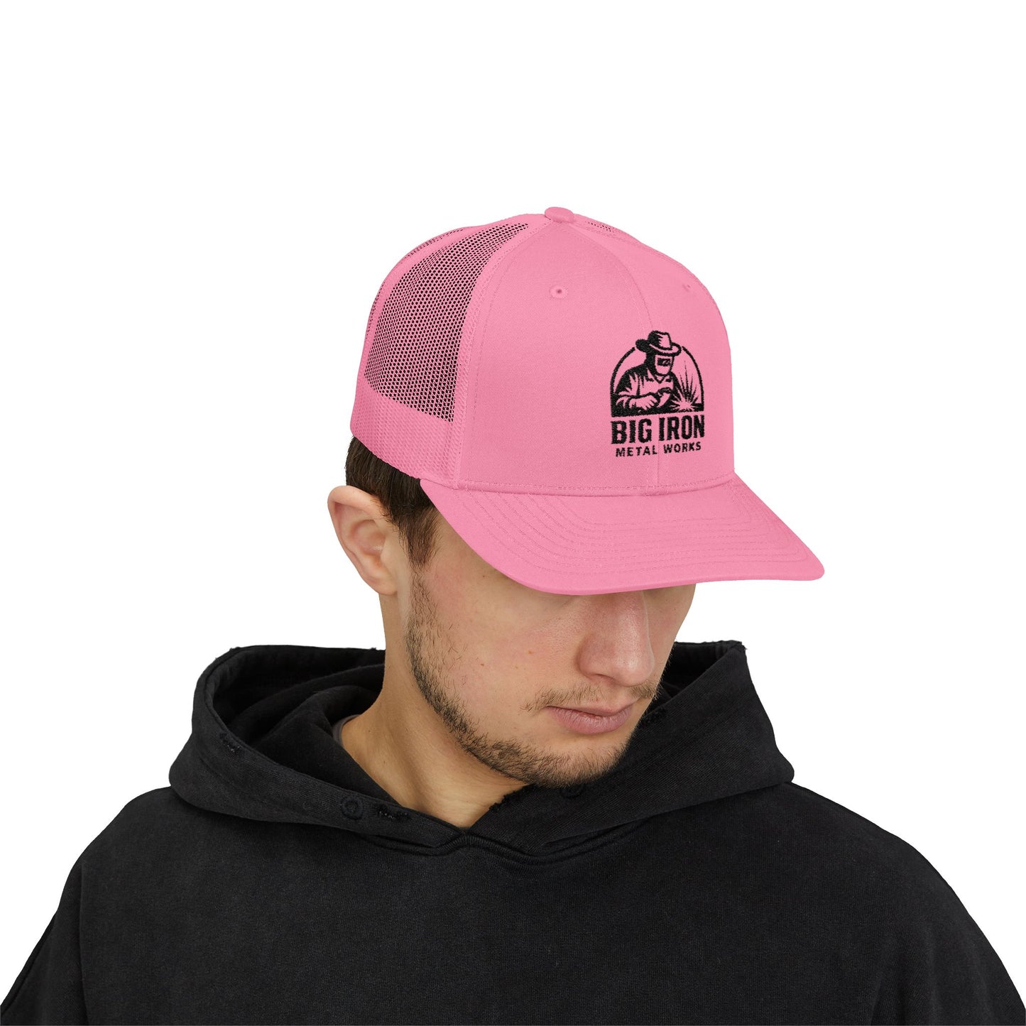 Big Iron Logo Trucker Hats