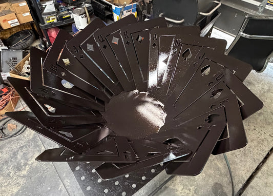 Royal flush firepit