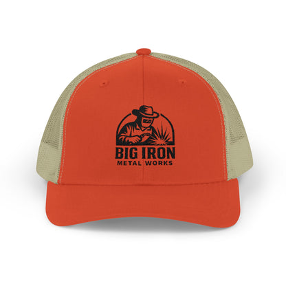 Big Iron Logo Trucker Hats