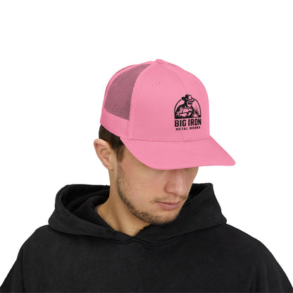 Big Iron Logo Trucker Hats