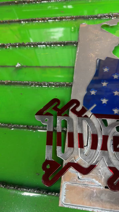 We the People American Flag Sign